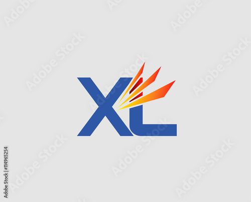 XL letter logo
