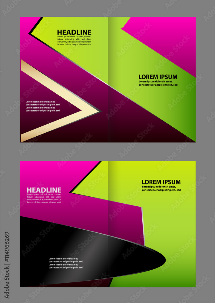 Fototapeta premium Brochure template vector 