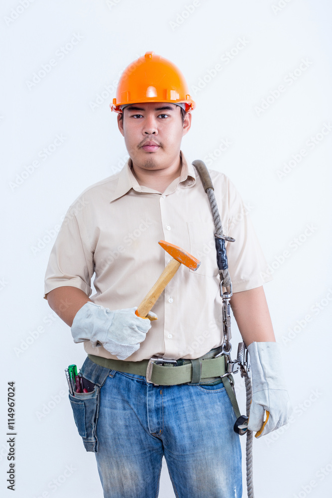 Portrait of male mechanic Portrait of male mechanic