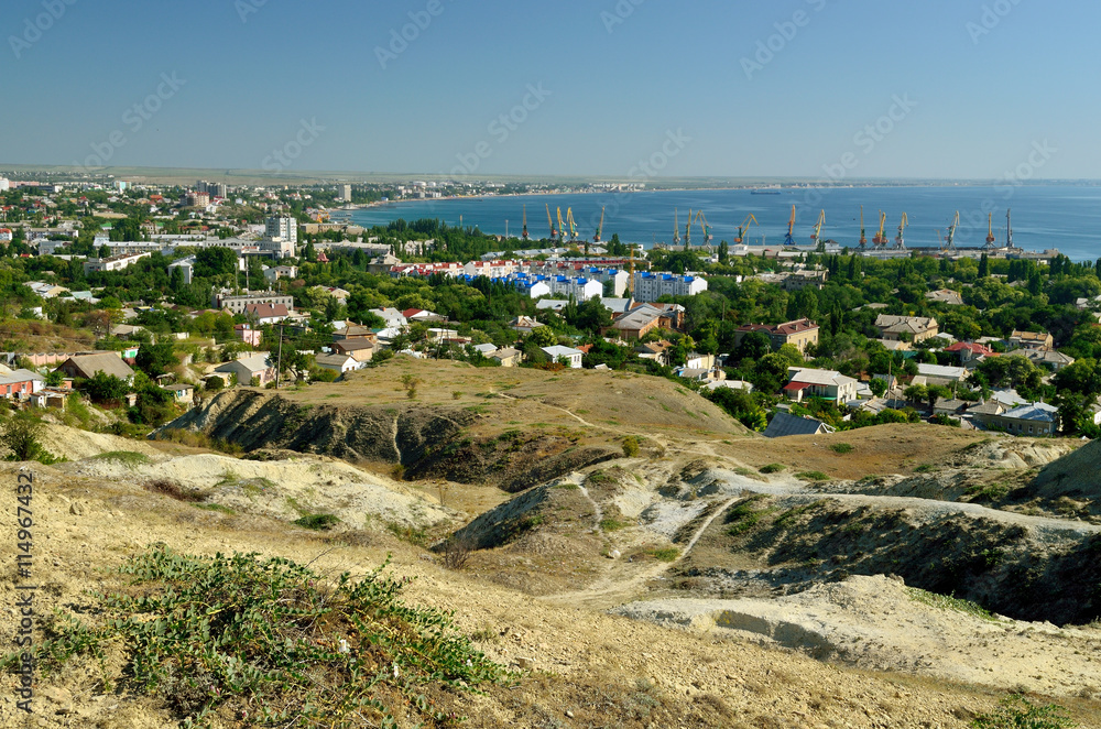 Obraz premium The mountainous area in Crimea.