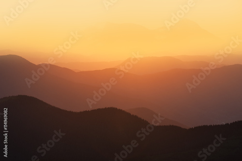 Orange and yellow sunset © eternal aviv