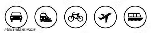 Icons Verkehr