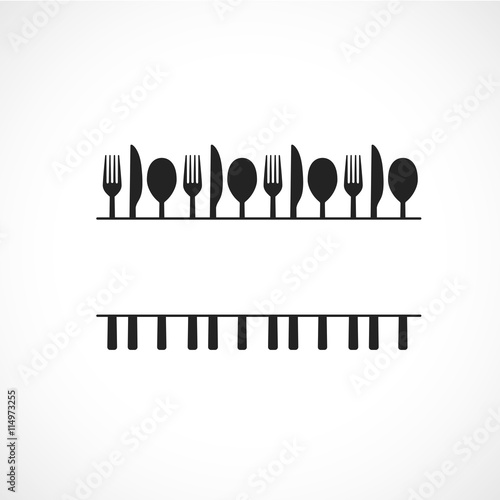 affiche couvert,restaurant-cuisine