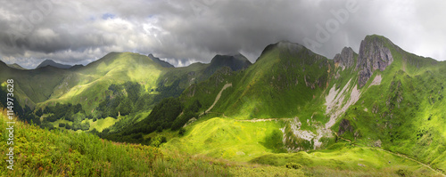 Mountain valley in the national Park  Biogradska Gora   Montenegro.