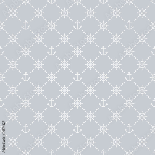 Nautical seamless pattern.