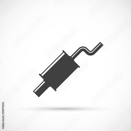 Car muffler icon