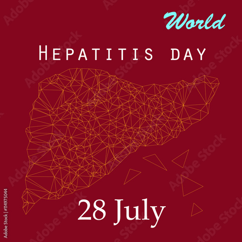 World hepatitis day vector illustration