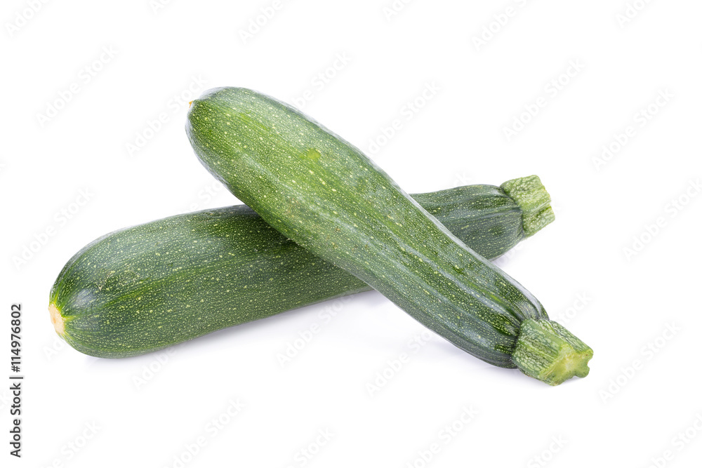 green zucchini vegetables isolated on white green zucchini vegetables isolated on white