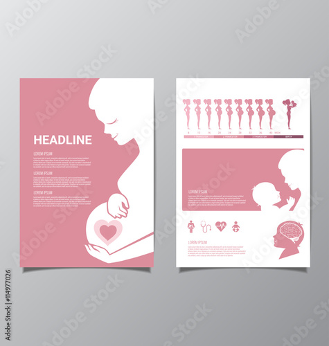 Healthy Pregnant women infographic