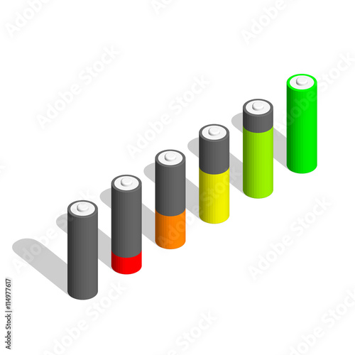 Battery charge level indica...