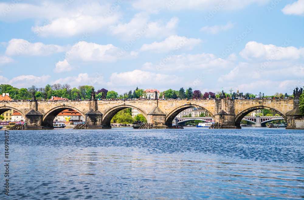Fototapeta premium Prague panorama city skyline
