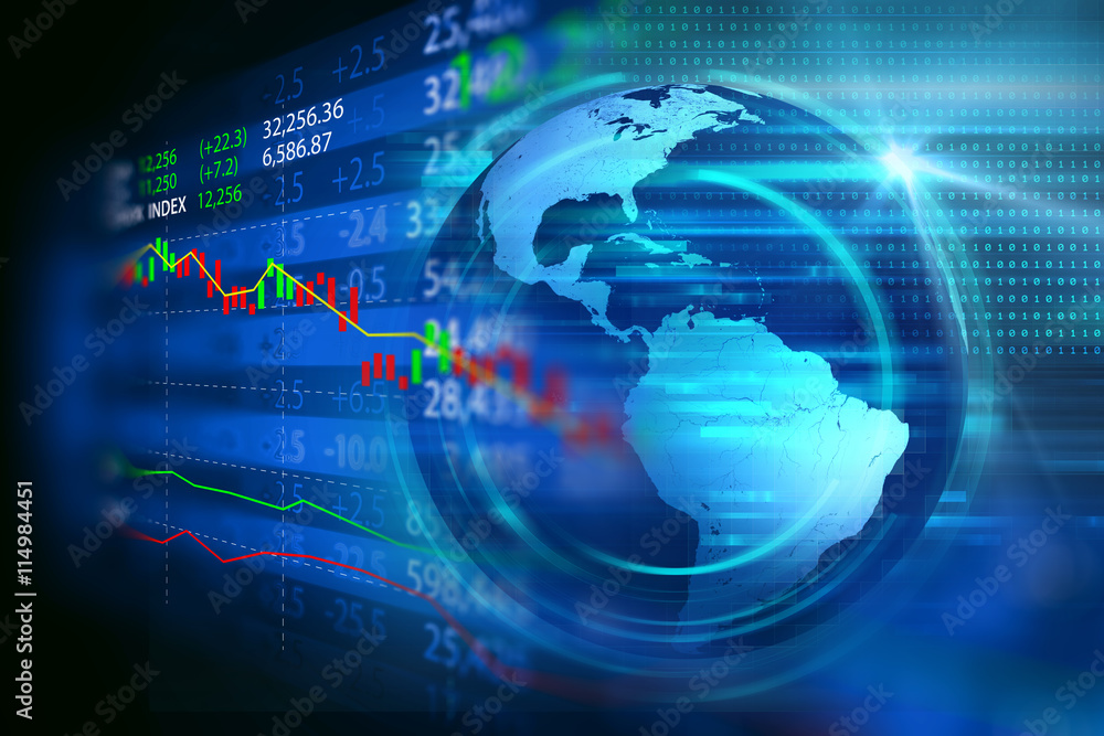 technical financial graph on technology abstract background technical financial graph on technology abstract background