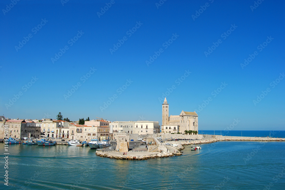View of the Romanesque church of Trani in Apulia - Italy View of the Romanesque church of Trani in Apulia - Italy