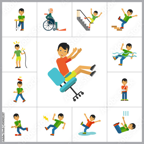 Accident Icon Set
