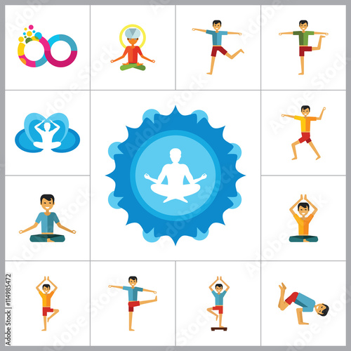 Yoga Icon Set