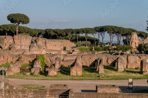 Photos Ruine des Domus Flavia - Palatin in Rom - einer der sieben Hügel Roms