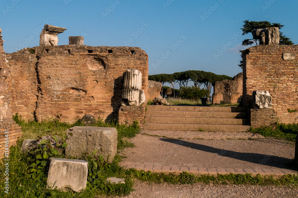 Eingang zum Domus Flavia - Palatin in Rom - einer der sieben Hügel Roms