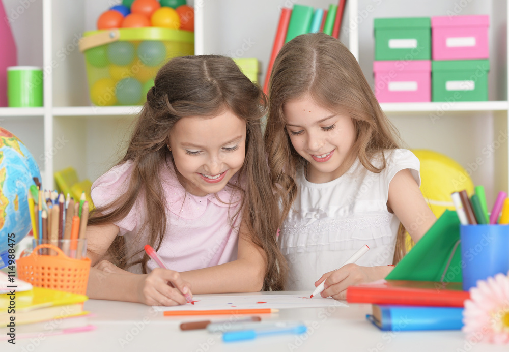 beautiful little girls at class beautiful little girls at class