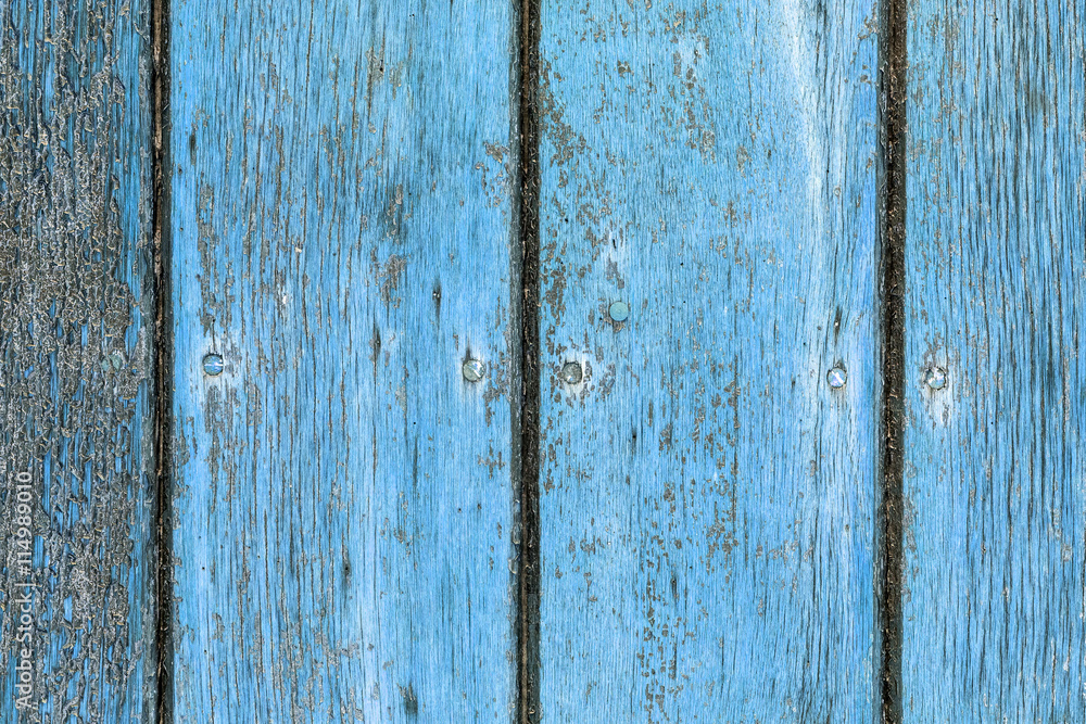 The old blue wood texture with natural patterns The old blue wood texture with natural patterns