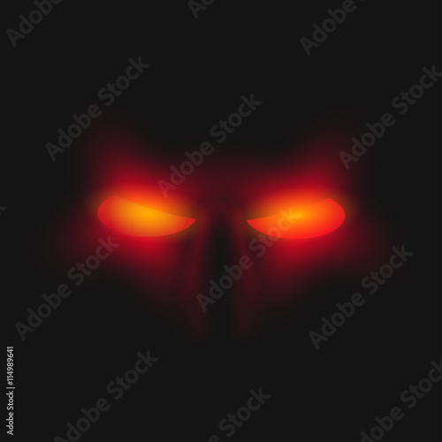 red angry eyes