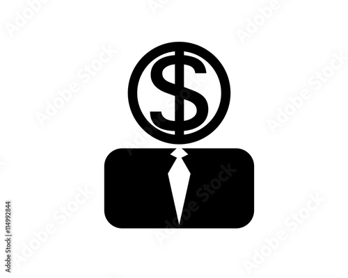 Dollar Businessman photo