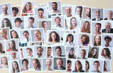 Smiling people
