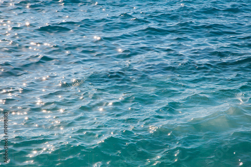 texture of blue sea © ponomarencko