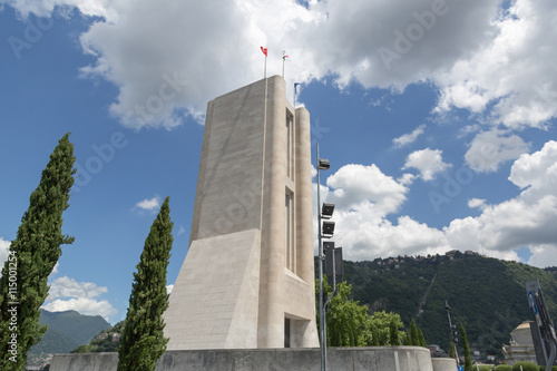 Monuments on the Lake of Como, Italy