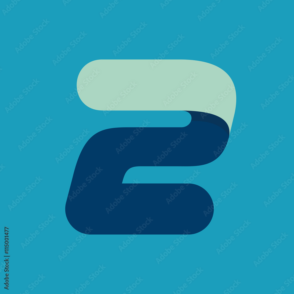 Fast speed sport number two logo. Fast speed sport number two logo.