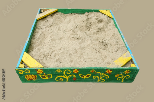 Разрисованная песочница