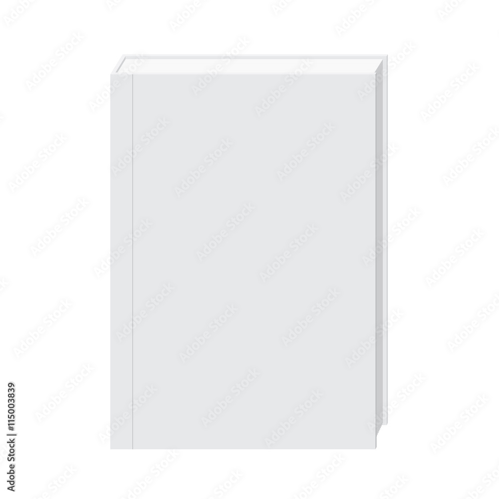Blank hardcover white book stand mock up vector. Mock Up Concept Blank hardcover white book stand mock up vector. Mock Up Concept