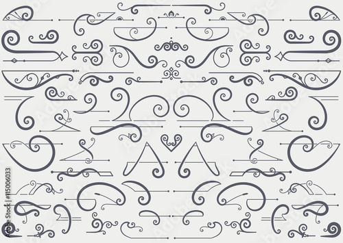 Vintage accents and ornaments