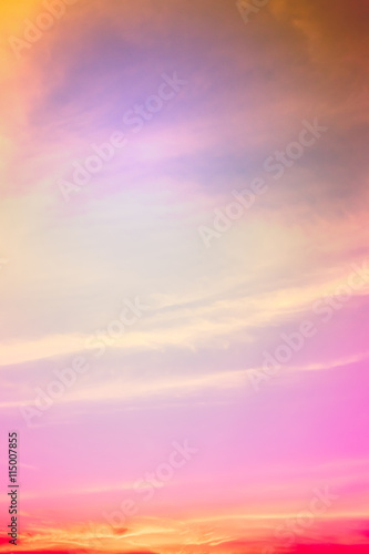 bright vertical sunset sky nature background