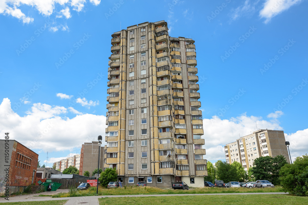 16 floor high rise buildings in Kaunas, Lithuania