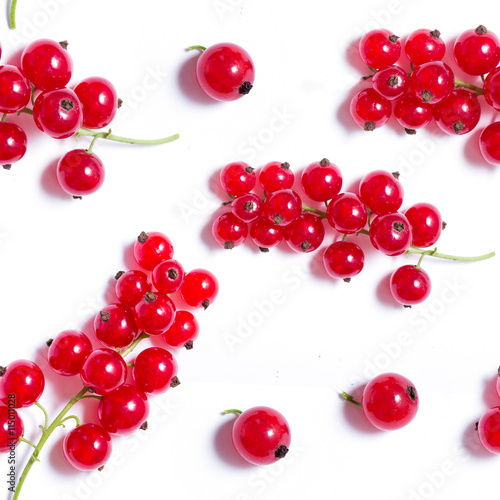 juicy red ripe currant