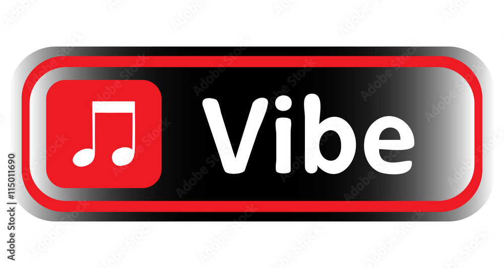 Long icon red black vibe Long icon red black vibe