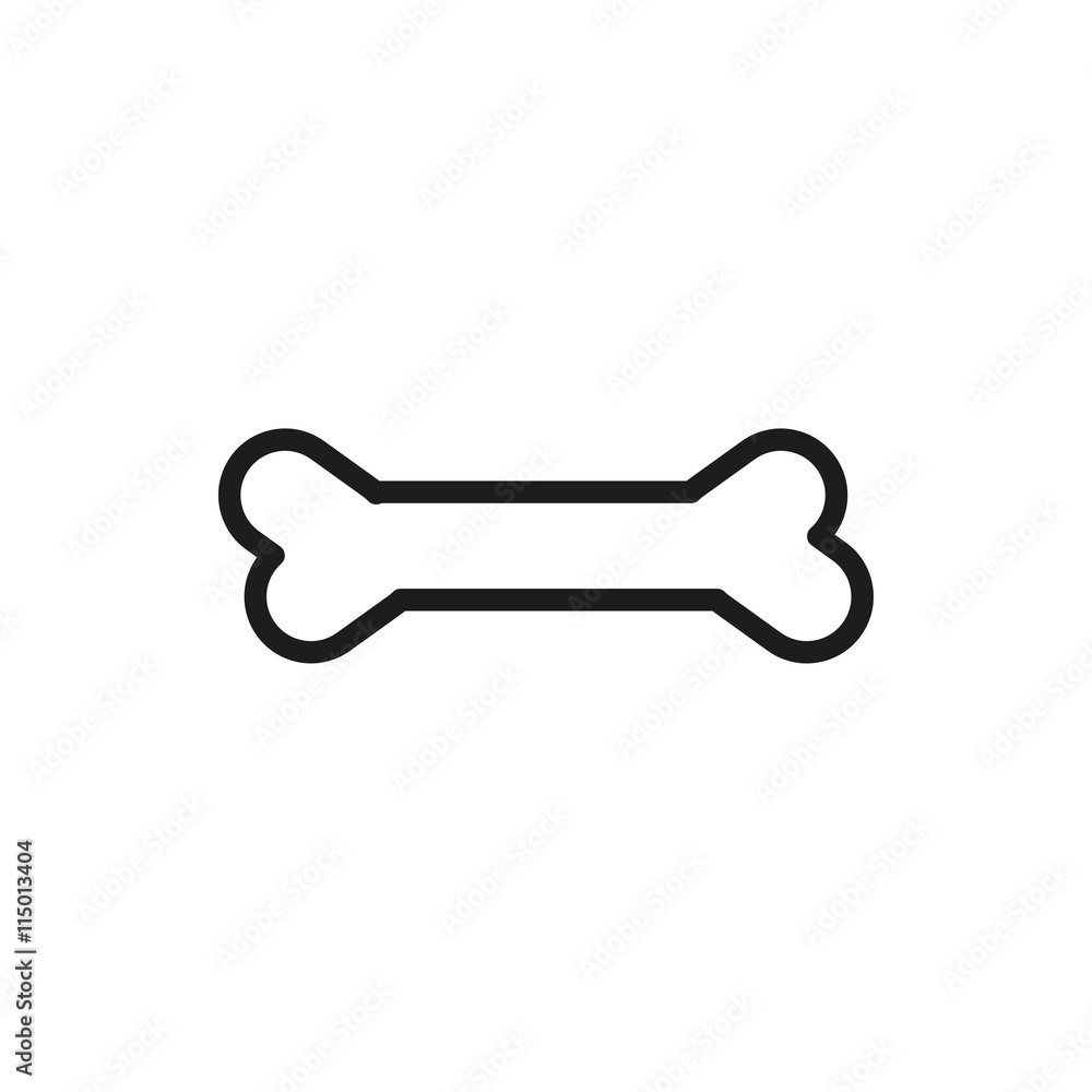 Dog bone - vector icon. Dog bone - vector icon.