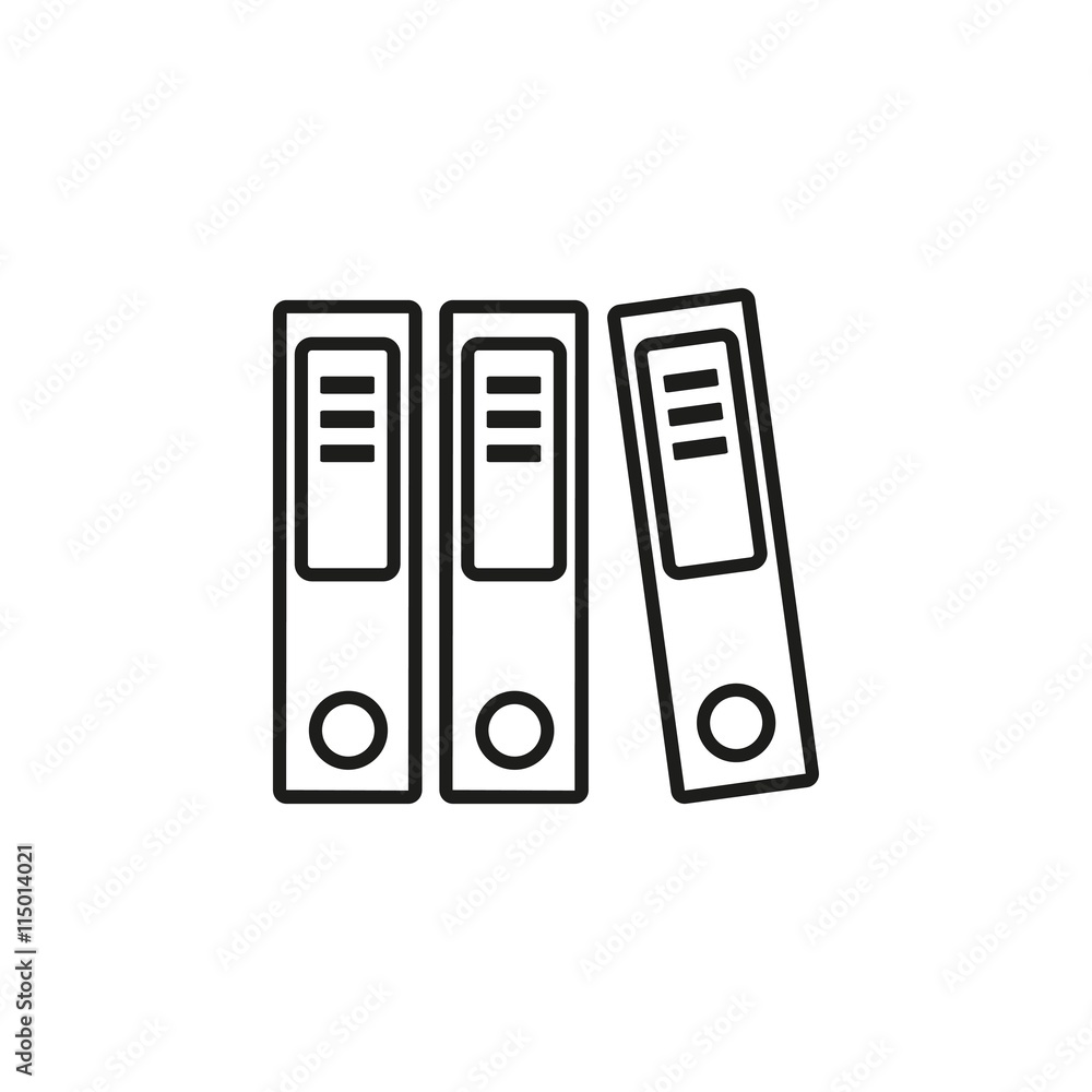 Binder - vector icon. Binder - vector icon.