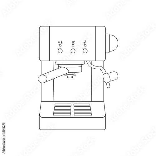 Coffee espresso machine path