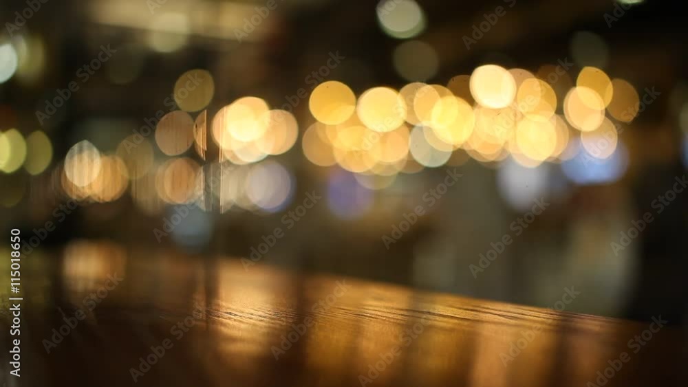on the table at cafe blurred background on the table at cafe blurred background