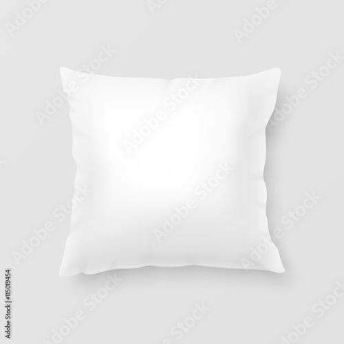 Realistic vector pillow