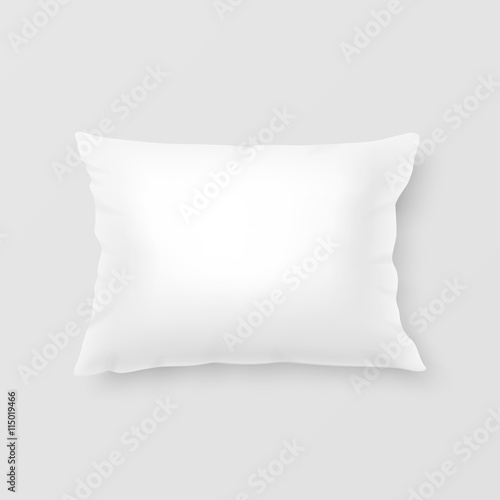Realistic vector pillow