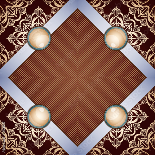 Retro background with ornament.  Illustration 10 version