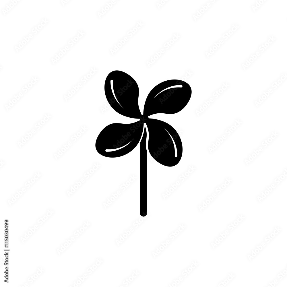 Propeller icon. Black icon on white background. Propeller icon. Black icon on white background.
