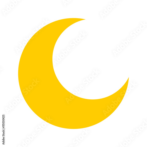 moon isolated icon design