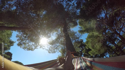 4K POV : Sleeping in hammock