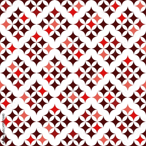 Red Retro Seamless Pattern