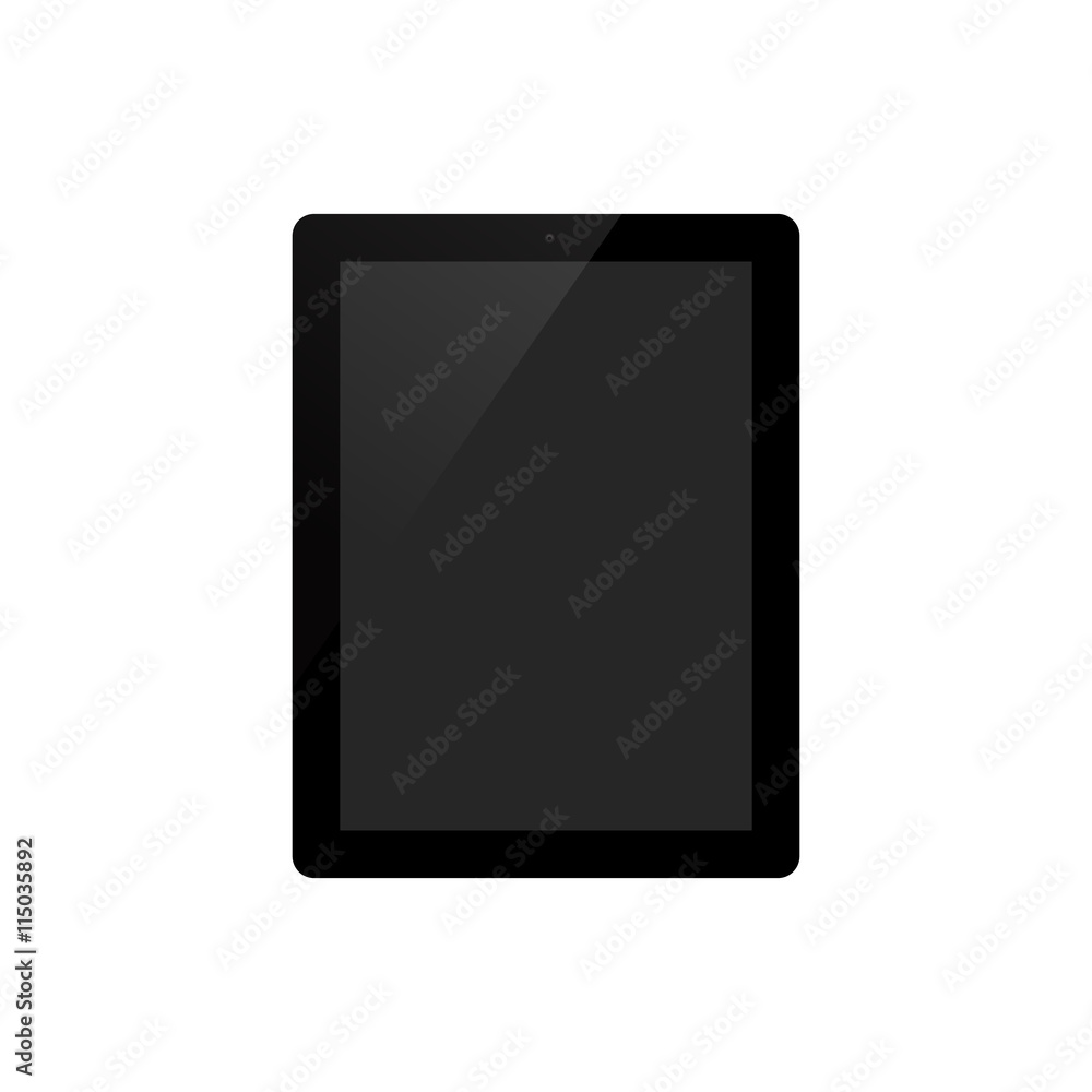 Tablet on white background vector illustration Tablet on white background vector illustration