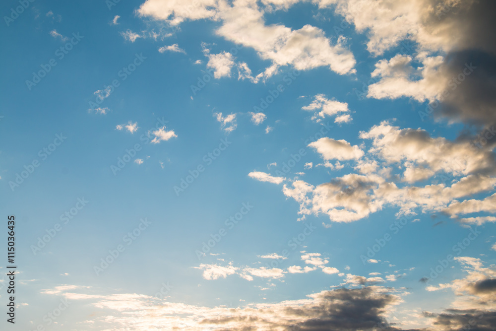 Sky and clouds landscape