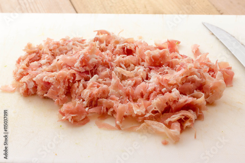 Chopped bacon